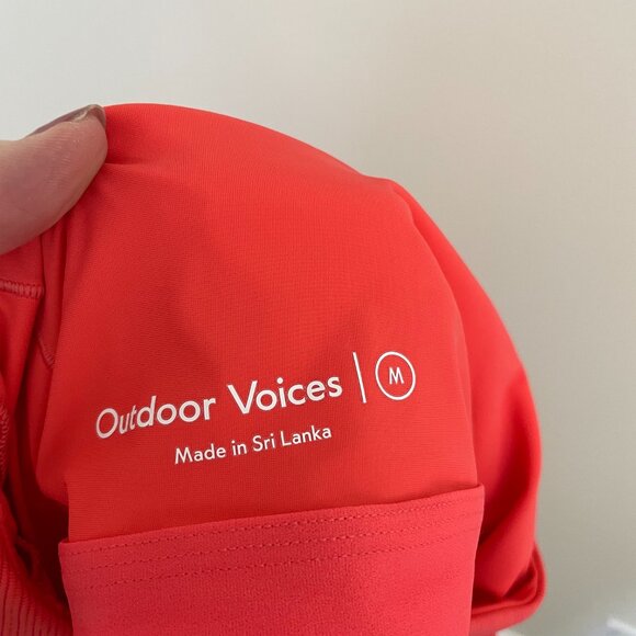 Outdoor Voices Doing Things Racerback Exercise Dress Pimento Size Medium - Picture 3 of 7